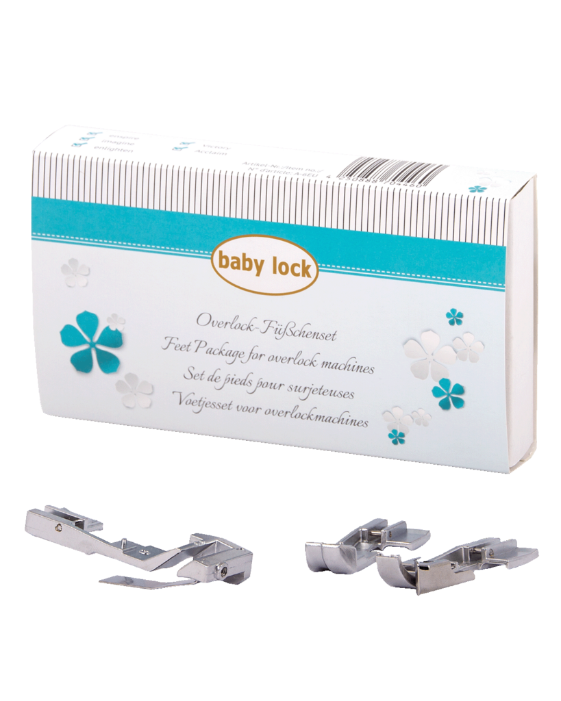 Zubehör baby lock Overlock-Nähmaschine - Füßchen-Set