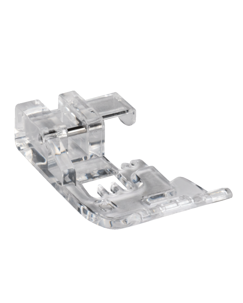 Zubehör baby lock Coverlock-Nähmaschine - transparenter Kurvenfuß