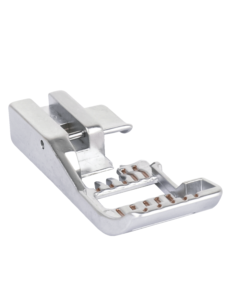 Zubehör baby lock Coverlock-Nähmaschine - offener Nähfuß mit Führungslinien