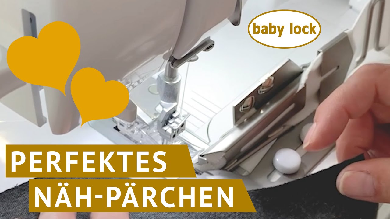baby lock Nähtutorials - Video - Doppelfaltschrägbinder mit Führungsrechen