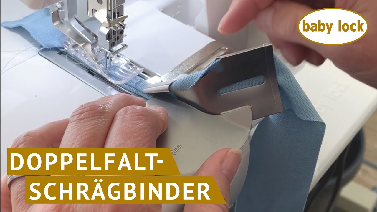 baby lock Nähtutorials - Video - Covern mit dem Doppelfaltschrägbinder