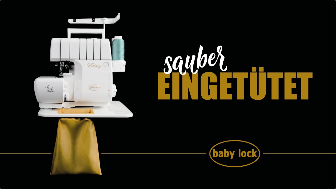 baby lock Nähtutorials - Video - Auffangbehälter TrimBin - Overlock
