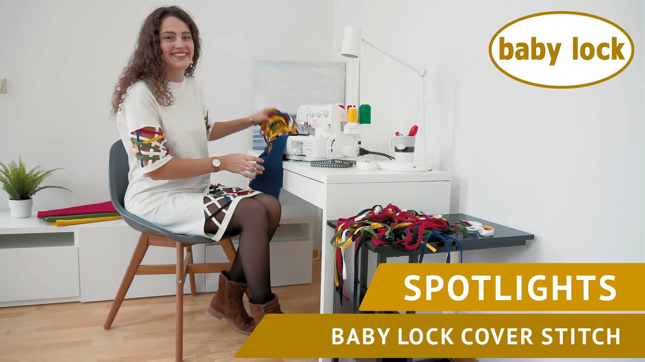 baby lock Nähtutorials - Video - kreative Covernähte mit der baby lock cover stitch