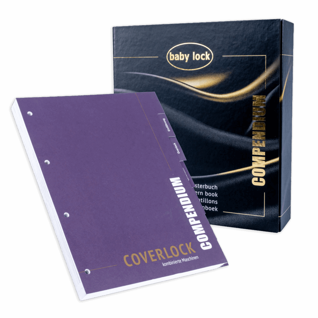 baby lock Compendium Coverlock Update 2. Auflage, baby lock Maschinen Gloria, Ovation, Aspire, desire3, 6 Kapitel in einen Ordner, BL-6000-07